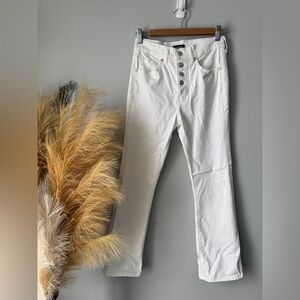 Express White Ankle & Cropped Jeans